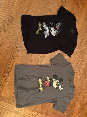 Disney Mickey Mouse Printed Tee - Dark Gray